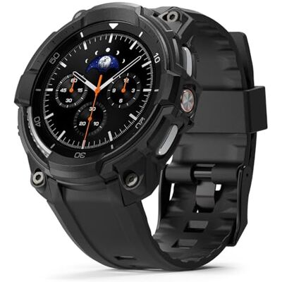 Ringke Rugged Gear pour Samsung Galaxy Watch 8 Classic 46mm Coque Antichoc Bracelet Sport Résistant TPU & Polycarbonate Protection Montre Connectée Respirant Fixation à Vis Accessoire All Black Ringke Rugged Gear pour Samsung Galaxy Watch 8 Classic 46mm Coque Antichoc Bracelet Sport Résistant TPU & Polycarbonate Protection Montre Connectée Respirant Fixation à Vis Accessoire All Black