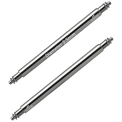 masar 26mm SLX250 – Diamètre 2,5 mm – Barrette à Ressort pour Bracelet de Montre – Goupille, Barre, Anse, Tige, Pompe – Watch Spring Bar Pin for Strap/Band – Acier Inoxydable 316L – 2 Pcs masar 26mm SLX250 – Diamètre 2,5 mm – Barrette à Ressort pour Bracelet de Montre – Goupille, Barre, Anse, Tige, Pompe – Watch Spring Bar Pin for Strap/Band – Acier Inoxydable 316L – 2 Pcs