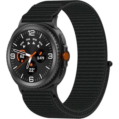 Wigento Bracelet de rechange pour montre connectée Samsung Galaxy Watch 9/8/8 Classic en nylon Wigento Bracelet de rechange pour montre connectée Samsung Galaxy Watch 9/8/8 Classic en nylon