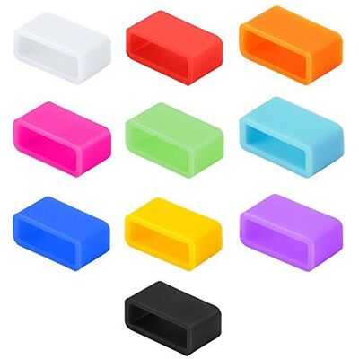 NEO+ Attaches en silicone pour Fitbit, Garmin, Misfit, Amiigo, Striiv et Disney MagicBand (taille enfant) Réparez le problème de chute du fermoir Sécurisez le bracelet NEO+ Attaches en silicone pour Fitbit, Garmin, Misfit, Amiigo, Striiv et Disney MagicBand (taille enfant) Réparez le problème de chute du fermoir Sécurisez le bracelet