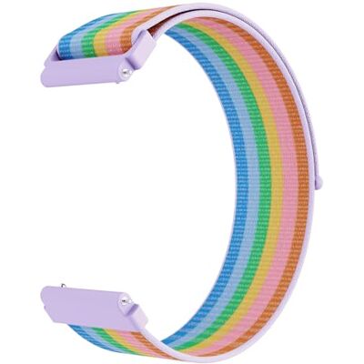 BIGGERFIVE Montre Connectée Bracelet, Bracelet de Rechange pour Montre Connectée BW01 BRAVE / BW02 BRAVE 2, 22mm, Nylon BIGGERFIVE Montre Connectée Bracelet, Bracelet de Rechange pour Montre Connectée BW01 BRAVE / BW02 BRAVE 2, 22mm, Nylon