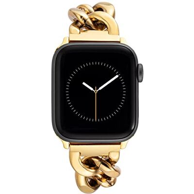 Anne Klein Fashion Chain Bracelet for Apple Watch, Secure, Adjustable, Apple Watch Replacement Band, Fits Most WristsGold,38/40/41mm Anne Klein Fashion Chain Bracelet for Apple Watch, Secure, Adjustable, Apple Watch Replacement Band, Fits Most WristsGold,38/40/41mm