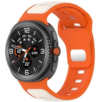 Wigento Bracelet en silicone pour Samsung Galaxy Watch 9/8/8 Classic avec fermeture rapide Wigento Bracelet en silicone pour Samsung Galaxy Watch 9/8/8 Classic avec fermeture rapide