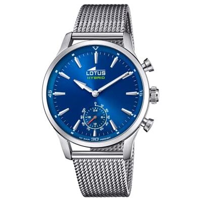 Lotus Montre 18803/2 de la Collection Connected Boîtier 43 mm Bleu avec Bracelet en Acier pour Homme 18803, Unique, Bracelet Lotus Montre 18803/2 de la Collection Connected Boîtier 43 mm Bleu avec Bracelet en Acier pour Homme 18803, Unique, Bracelet