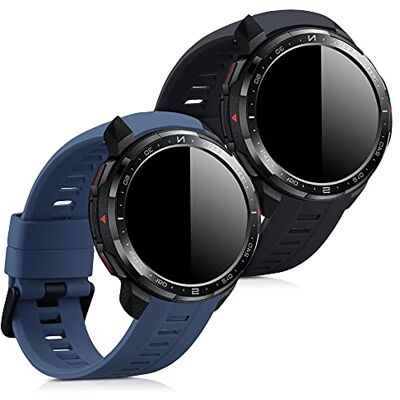 kwmobile Bracelet compatible avec HONOR Watch GS Pro bracelet 2x de rechange en silicone pour fitness tracker kwmobile Bracelet compatible avec HONOR Watch GS Pro bracelet 2x de rechange en silicone pour fitness tracker