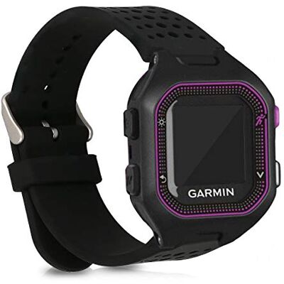 kwmobile Bracelet compatible avec Garmin Forerunner 25 (L 40 x 47 x 13.9 mm) bracelet de rechange pour fitness tracker en TPU noir kwmobile Bracelet compatible avec Garmin Forerunner 25 (L 40 x 47 x 13.9 mm) bracelet de rechange pour fitness tracker en TPU noir