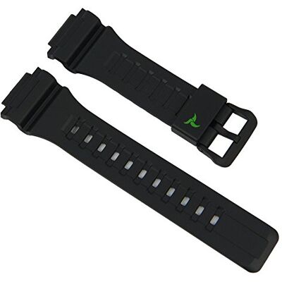 Casio Bracelet de rechange authentique en caoutchouc pour Band 18 mm Gris #10462707 STL-S100H-1A STL-S100H-2A Casio Bracelet de rechange authentique en caoutchouc pour Band 18 mm Gris #10462707 STL-S100H-1A STL-S100H-2A