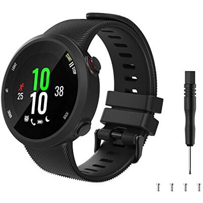 TiMOVO Silicone Watch Band Compatible with Garmin Forerunner 45 TiMOVO Silicone Watch Band Compatible with Garmin Forerunner 45