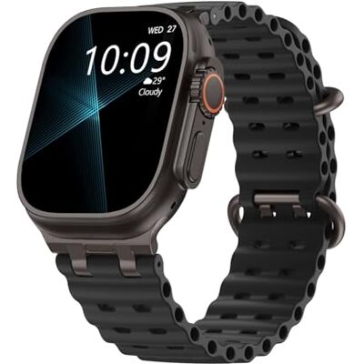 TiMOVO Ocean Band Compatible with Apple Watch Ultra 3/2/1 49mm, Black TiMOVO Ocean Band Compatible with Apple Watch Ultra 3/2/1 49mm, Black
