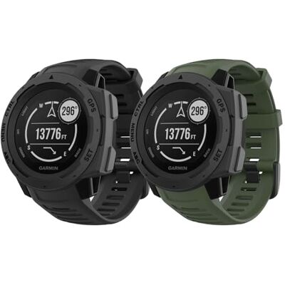 MoKo Silicone Watch Strap Compatible with Garmin Instinct & Instinct 2 MoKo Silicone Watch Strap Compatible with Garmin Instinct & Instinct 2