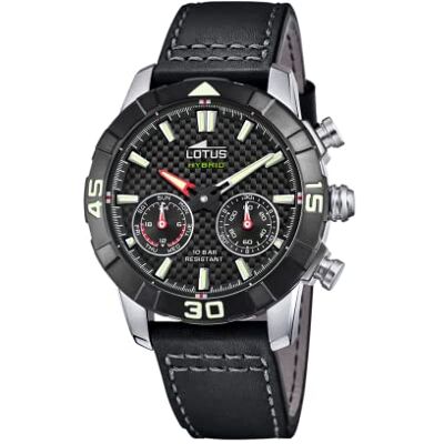 Lotus Montre modèle 18811/2 de la Collection Connected, boîtier de 45 mm Bracelet d'army Noir pour Homme Lotus Montre modèle 18811/2 de la Collection Connected, boîtier de 45 mm Bracelet d'army Noir pour Homme