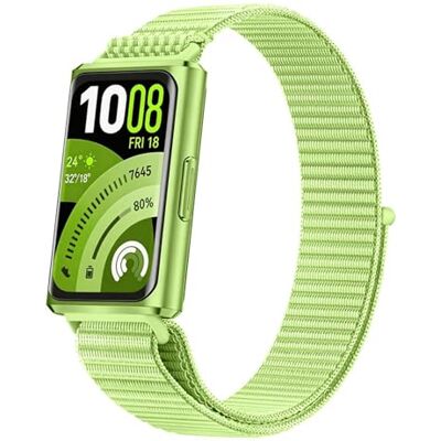 Wigento Bracelet en nylon pour Huawei Band 11/11 Pro, fermeture , réglable, léger, confortable, bracelet de montre connectée Wigento Bracelet en nylon pour Huawei Band 11/11 Pro, fermeture , réglable, léger, confortable, bracelet de montre connectée