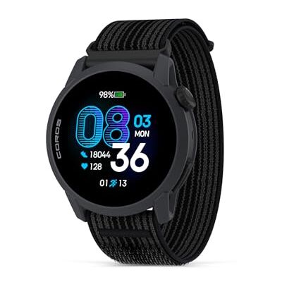 COROS PACE 4 Ultralichte Sport GPS horloge-Zwart Nylon, Standaard COROS PACE 4 Ultralichte Sport GPS horloge-Zwart Nylon, Standaard