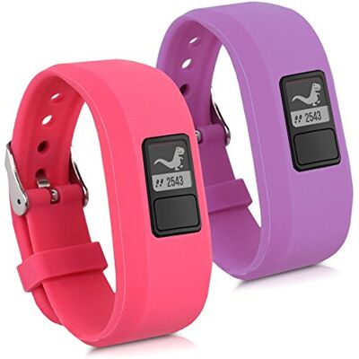 kwmobile Bracelet Compatible avec Garmin Vivofit jr. / jr. 2 Set 2x Bracelet de Rechange en TPU Taille S pour Fitness Tracker kwmobile Bracelet Compatible avec Garmin Vivofit jr. / jr. 2 Set 2x Bracelet de Rechange en TPU Taille S pour Fitness Tracker