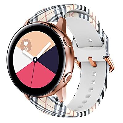 Cadorabo Bracelet silicone Montre Accessoires Smartwatch 20mm Cadorabo Bracelet silicone Montre Accessoires Smartwatch 20mm