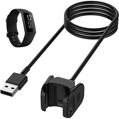 PHONILLICO Chargeur Compatible avec Fitbit Charge 4 Cable USB 100CM Remplacement Adaptateur Charge Montre PHONILLICO Chargeur Compatible avec Fitbit Charge 4 Cable USB 100CM Remplacement Adaptateur Charge Montre