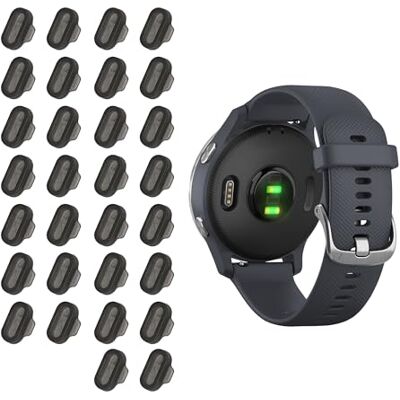 kwmobile 30x capuchon protection compatible avec Garmin Venu/Forerunner/Vivomove/Fenix Set bouchons de protection en silicone pour montre connectée noir kwmobile 30x capuchon protection compatible avec Garmin Venu/Forerunner/Vivomove/Fenix Set bouchons de protection en silicone pour montre connectée noir