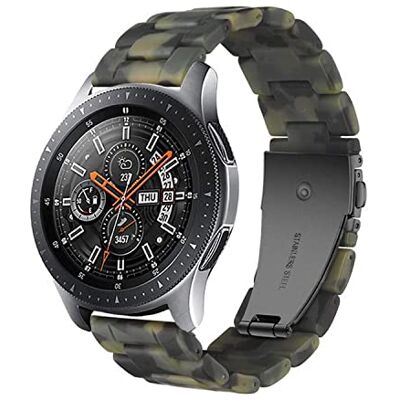 Cadorabo Bracelet en résine 20mm compatible avec Samsung Galaxy Watch 42mm / 3/4 / 5 en VERT Bracelet de remplacement pour Huawei Watch 2 pour Nokia Steel pour LG Watch Sport uvm Cadorabo Bracelet en résine 20mm compatible avec Samsung Galaxy Watch 42mm / 3/4 / 5 en VERT Bracelet de remplacement pour Huawei Watch 2 pour Nokia Steel pour LG Watch Sport uvm