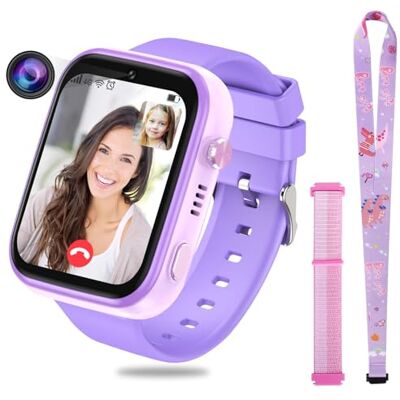 OKYUK Montre intelligente 4G pour enfants, traqueur GPS, plusieurs styles d'ordinateur au choix, appels bidirectionnels, compétition d'image, SOS, Wi-Fi, écran tactile étanche OKYUK Montre intelligente 4G pour enfants, traqueur GPS, plusieurs styles d'ordinateur au choix, appels bidirectionnels, compétition d'image, SOS, Wi-Fi, écran tactile étanche