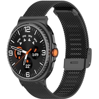 Wigento xDfind Bracelet en acier inoxydable pour Samsung Galaxy Watch 9/8/8 Classic Mesh Design Wigento xDfind Bracelet en acier inoxydable pour Samsung Galaxy Watch 9/8/8 Classic Mesh Design