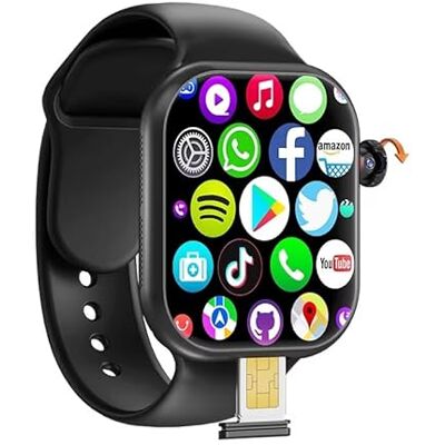 XINDADA VP29 Montre intelligente 4G Android 64 Go de stockage 4G/5G LTE Carte SIM GPS WiFi 2,3" 490 x 580 Amoled Nouvelle montre intelligente appareil photo rotatif Noir 3 + 32 Go XINDADA VP29 Montre intelligente 4G Android 64 Go de stockage 4G/5G LTE Carte SIM GPS WiFi 2,3" 490 x 580 Amoled Nouvelle montre intelligente appareil photo rotatif Noir 3 + 32 Go