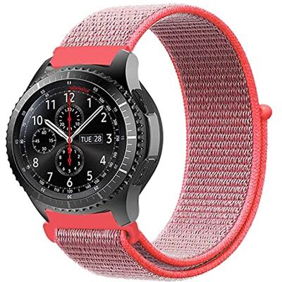 Cadorabo Bracelet en nylon 22mm compatible avec Samsung Galaxy Gear S3 / Gear 2 en ROSE Bracelet de remplacement pour Huawei Watch GT pour Watch 2 Pro pour Ticwatch Pro uvm Cadorabo Bracelet en nylon 22mm compatible avec Samsung Galaxy Gear S3 / Gear 2 en ROSE Bracelet de remplacement pour Huawei Watch GT pour Watch 2 Pro pour Ticwatch Pro uvm