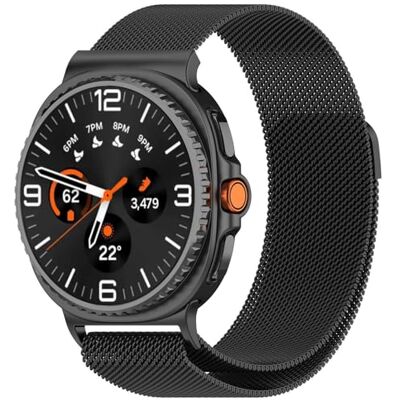 Wigento Bracelet en métal milanais pour Samsung Galaxy Watch 9/8/8 Classic Wigento Bracelet en métal milanais pour Samsung Galaxy Watch 9/8/8 Classic