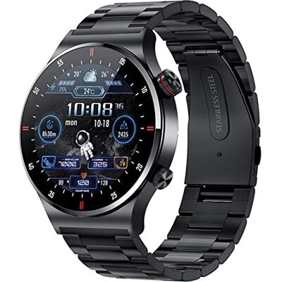 ohfruit HW20 Montre intelligente multifonctionnelle, étanche IP67, montre numérique de sport, 3,2 cm, écran tactile complet, affichage coloré, noir ohfruit HW20 Montre intelligente multifonctionnelle, étanche IP67, montre numérique de sport, 3,2 cm, écran tactile complet, affichage coloré, noir