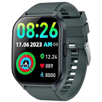 Cool Smartwatch écran Amoled incurvé silicone gris foncé (appels, santé, sport), gris foncé, Mediano Cool Smartwatch écran Amoled incurvé silicone gris foncé (appels, santé, sport), gris foncé, Mediano