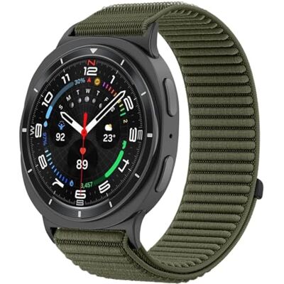 Wigento Bracelet de montre intelligente en nylon pour Samsung Galaxy Watch 9/8/8 Classic Wigento Bracelet de montre intelligente en nylon pour Samsung Galaxy Watch 9/8/8 Classic