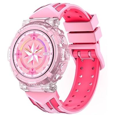 Cool Smartwatch Clever Silicone Rose (Appels, Santé, Sport), rose, Mediano Cool Smartwatch Clever Silicone Rose (Appels, Santé, Sport), rose, Mediano