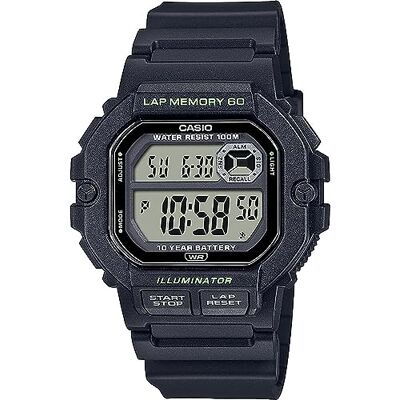 Casio Analogique WS-1400H-1AVEF, Noir, Élégant et classique Casio Analogique WS-1400H-1AVEF, Noir, Élégant et classique