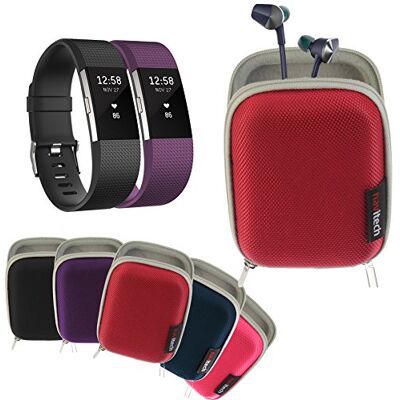 Navitech Étui Rigide/Housse Rouge Compatible avec Fitbit ace/Flex 2 / Alta/Alta HR/Charge 3 / Versa/Ionic Navitech Étui Rigide/Housse Rouge Compatible avec Fitbit ace/Flex 2 / Alta/Alta HR/Charge 3 / Versa/Ionic