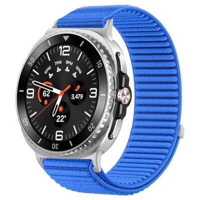 Wigento Bracelet de montre intelligente en nylon pour Samsung Galaxy Watch 9/8/8 Fermeture , réglable, respirant, bracelet de montre tissé Wigento Bracelet de montre intelligente en nylon pour Samsung Galaxy Watch 9/8/8 Fermeture , réglable, respirant, bracelet de montre tissé