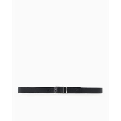 Giorgio Armani Exchange Ceinture classique en cuir pour homme, noir, 95, noir, 95 Giorgio Armani Exchange Ceinture classique en cuir pour homme, noir, 95, noir, 95