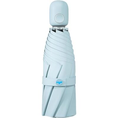 ZoRHac Parapluie de voyage coupe-vent 10 baleines UPF 50+, protection UV, ouverture automatique, compact, mini, léger et pliable, for hommes et femmes (Color : Blue) ZoRHac Parapluie de voyage coupe-vent 10 baleines UPF 50+, protection UV, ouverture automatique, compact, mini, léger et pliable, for hommes et femmes (Color : Blue)