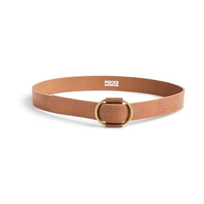 PIECES Leather Belt Pcpilja Ceinture en Cuir pour Jeans FC Noos, Root Beer, Numeric_90 Femmes PIECES Leather Belt Pcpilja Ceinture en Cuir pour Jeans FC Noos, Root Beer, Numeric_90 Femmes