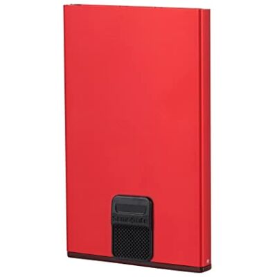 Samsonite Alu Fit SLG Case de carte, 10,2 cm, rouge (rouge) Samsonite Alu Fit SLG Case de carte, 10,2 cm, rouge (rouge)