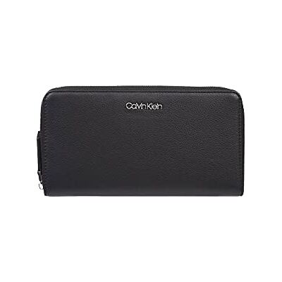 Calvin CK Must Z/A Wallet XL K60k608164, Portefeuilles Femme, Noir (Ck Black), OS Calvin CK Must Z/A Wallet XL K60k608164, Portefeuilles Femme, Noir (Ck Black), OS