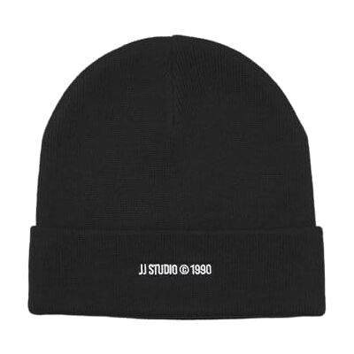 JACK & JONES Jacbottle Beanie Bonnet tricoté pour homme, Noir, taille unique JACK & JONES Jacbottle Beanie Bonnet tricoté pour homme, Noir, taille unique