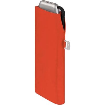 Doppler Parapluie de poche en acier carbone slim uni Format pratique Léger 22 cm, Orange vif, 90 cm, Moderne ou compact Doppler Parapluie de poche en acier carbone slim uni Format pratique Léger 22 cm, Orange vif, 90 cm, Moderne ou compact
