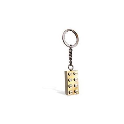 Lego Classique: Or Brique (2x4) Porte-Clés Lego Classique: Or Brique (2x4) Porte-Clés