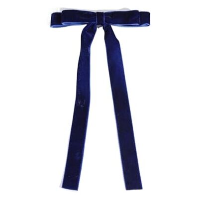 XPJYUA Pinces Cheveux Nœud Vintage Velvet Black Hair Bow For Women Long Ribbon Hairpin Simple Top Clip Ladies Hairgrips Accessories(Blue) XPJYUA Pinces Cheveux Nœud Vintage Velvet Black Hair Bow For Women Long Ribbon Hairpin Simple Top Clip Ladies Hairgrips Accessories(Blue)