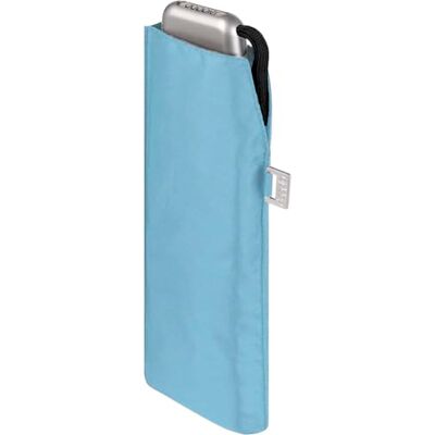 Doppler parapluie de poche Carbonsteel Slim Uni Taille pratique Très léger 22 cm, bleu glace, 90 cm Doppler parapluie de poche Carbonsteel Slim Uni Taille pratique Très léger 22 cm, bleu glace, 90 cm