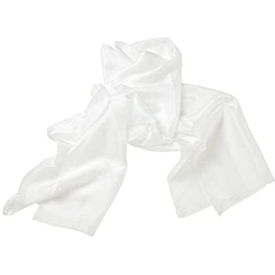 Pébéo Foulard en Soie P06, Blanche, 140 x 45 cm Pébéo Foulard en Soie P06, Blanche, 140 x 45 cm