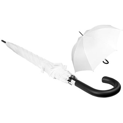 iX-brella First Class XL Parapluie automatique en fibre de verre 110 cm, Blanc, 110 cm, Parapluie automatique iX-brella First Class XL Parapluie automatique en fibre de verre 110 cm, Blanc, 110 cm, Parapluie automatique