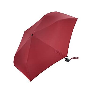 ESPRIT Mini parapluie de poche Slimline, Rouge flasque, 97 cm ESPRIT Mini parapluie de poche Slimline, Rouge flasque, 97 cm