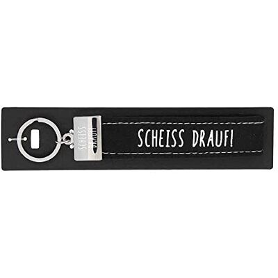 Depesche 4298-086 Porte-clés à passants en feutre avec finition en métal gravé et impression emblématique sur le dessus Noir 18,7 x 4,4 x 1 cm Depesche 4298-086 Porte-clés à passants en feutre avec finition en métal gravé et impression emblématique sur le dessus Noir 18,7 x 4,4 x 1 cm