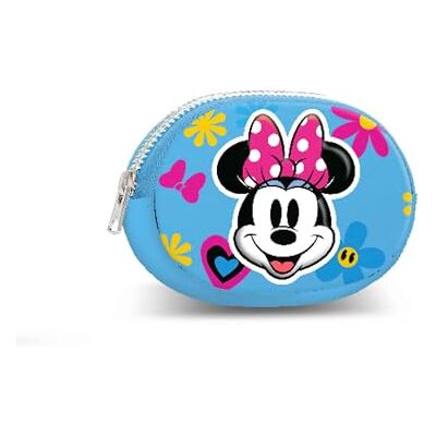 Disney Porte-monnaie en forme de pilule, 12 x 8,5 cm, Minnie bleue, One Size, Pill Porte-monnaie Motif floral Bleu Disney Porte-monnaie en forme de pilule, 12 x 8,5 cm, Minnie bleue, One Size, Pill Porte-monnaie Motif floral Bleu