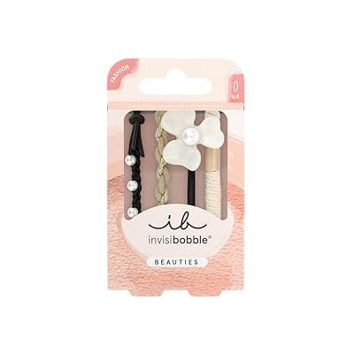 Invisibobble Beauties Flower Pearl Élégants Elastiques à Cheveux 4 pcs, Flower Pearl - Élastiques cheveux Invisibobble Beauties Flower Pearl Élégants Elastiques à Cheveux 4 pcs, Flower Pearl - Élastiques cheveux